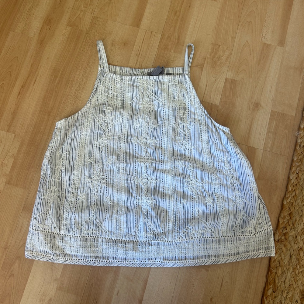 Embroidered Tank Top